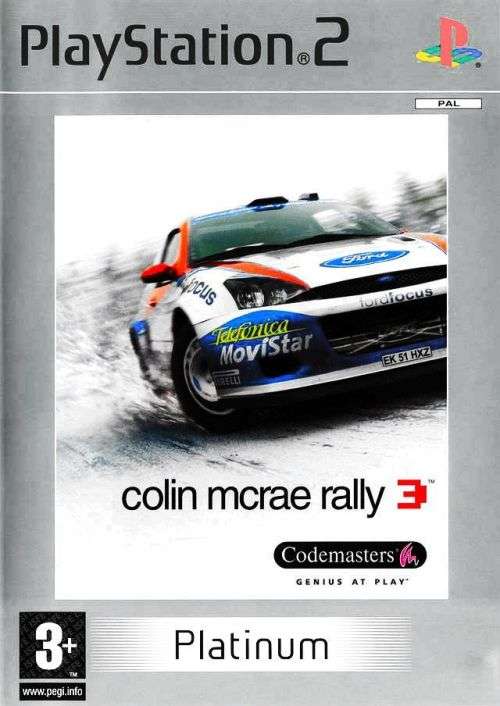 COLIN MCRAE RALLY 3 PLATINUM  (PS2)   -  Good condition !!!  -  SAME DAY SHIPPING !!!