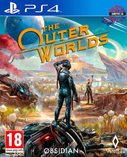 THE OUTER WORLDS     (PS4)   -  Good condition!!!  -  SAME DAY SHIPPING !!!