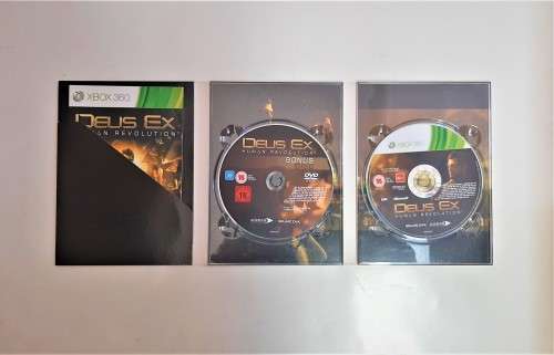 DEUS EX AUGMENTED EDITION   (Xbox 360)  -  Good condition !!!  -  Please read description !!!