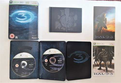 HALO 3 LIMITED COLLECTORS EDITION  (Xbox 360)  -   Good condition !!!   - SAME DAY SHIPPING !!!