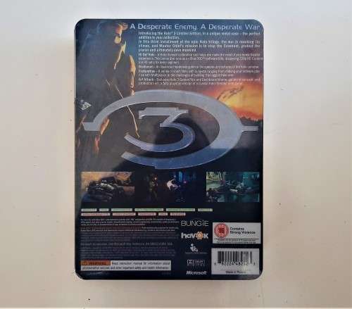 HALO 3 LIMITED COLLECTORS EDITION  (Xbox 360)  -   Good condition !!!   - SAME DAY SHIPPING !!!