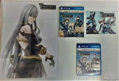 VALKYRIA CHRONICLES REMASTERED EUROPIA EDITION  (PS4)  -  Good condition !!  -  ( In carton sleeve )