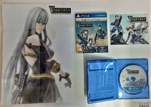 VALKYRIA CHRONICLES REMASTERED EUROPIA EDITION  (PS4)  -  Good condition !!  -  ( In carton sleeve )