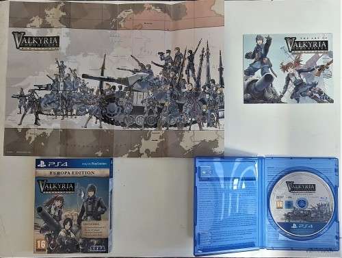 VALKYRIA CHRONICLES REMASTERED EUROPIA EDITION  (PS4)  -  Good condition !!  -  ( In carton sleeve )