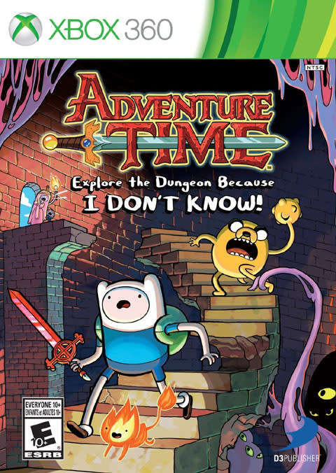 ADVENTURE TIME EXPLORE THE DUNGEON BECAUSE I DONT KNOW    (Xbox 360) - NTSC / NOT PAL