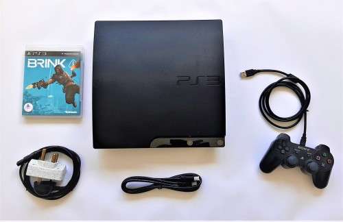 PS3  CONSOLE 320 GB + ORIGINAL CONTROLLER + GAME !!