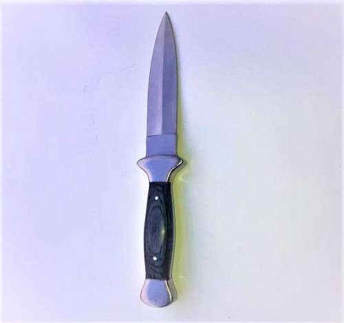 DAGGER STAINLESS STEEL  23 CM  - (Brand new knife shop soiled new condition ) - See picture