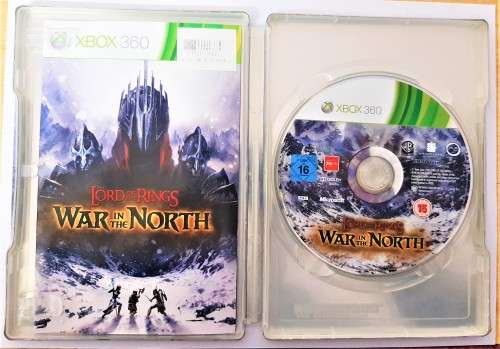 THE LORD OF THE RINGS WAR IN THE NORTH STEELBOOK  (XBOX 360) - Good condition  - SAME DAY SHIPPING