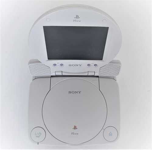 PS1 CONSOLE WITH SONY LCD SCREEN  -  `` ONLY ONE ON BOB ``  -  RARE COLLECTORS MODEL