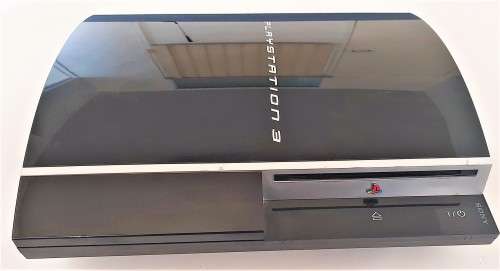 PS3 CONSOLE BLACK  60 GB + NEW & SEALED WIRED CONTROLLER  CABLES  -  (  DEAL  247 )