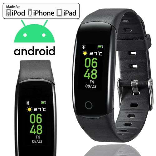 FITNESS TRACKER WATCH GOJI ACTIVE GFITBK20 Activity Tracker  - Black (Small)