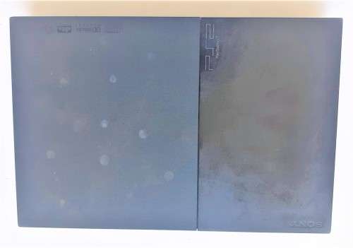 PS 2 CONSOLE SLIM  BLACK  + ORIGINAL  CONTROLLER   + CABLES + 3 GAMES -  ( DEAL 020 )