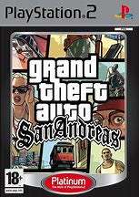 GRAND THEFT AUTO  SAN ANDREAS PLATINUM  ( PS2 )  -   Good condition !!!!   -   SAME DAY SHIPPING !!!