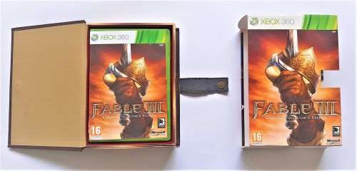 FABLE III COLLECTORS EDITION BOOK CASE  (Xbox 360)  -  Good condition !!!  - SAME DAY SHIPPING !!!