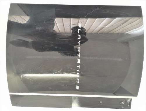 PS3 CONSOLE BLACK  + WIRELESS CONTROLLER ORIGINAL  + 3 GAMES & CABLES  -  (  DEAL 005 )