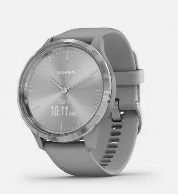 GARMIN WATCH VIVOMOVE 3 HR SMARTWATCH - GREY / SILVER with charger in gift box !!!