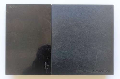 PS2 CONSOLE SLIM  BLACK  + ORIGINAL  CONTROLLER   + CABLES + 3 GAMES -  ( DEAL 026 )