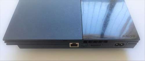 PS2 CONSOLE SLIM  BLACK  + ORIGINAL  CONTROLLER   + CABLES + 2 GAMES -  ( DEAL 013 )