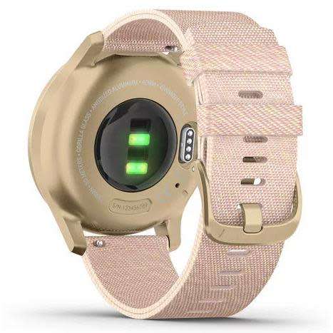 Garmin Vivomove HR Style Hybrid Smart Watch Pink Silicone Band, original Charger * SHOP DEMO *