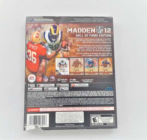 Madden NFL 12 Hall OF Fame Edition    PS3
