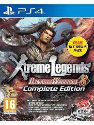 DYNASTY WARRIORS 8 XTREME LEGENDS COMPLETE EDITION   (PS4)  -  Good condition!! - SAME DAY SHIPPING