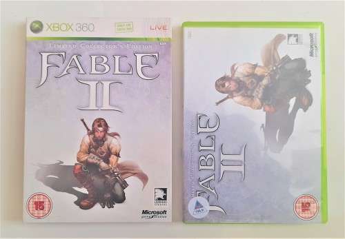 FABLE II LIMITED COLLECTORS EDITION IN CARDBOARD SLEEVE     (Xbox 360)    -   Good condition !!!