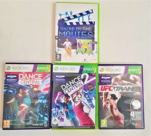 XBOX 360 BUNDLE 4 X MIX KINECT GAMES ( XBOX 360 )    -    Good condition !!! - DEAL 901