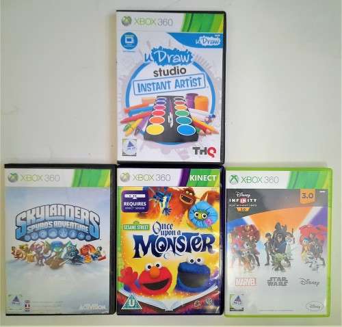 XBOX 360 BUNDLE 4 X MIX GAME COMBO ( XBOX 360)    -    Good condition!! - DEAL 909