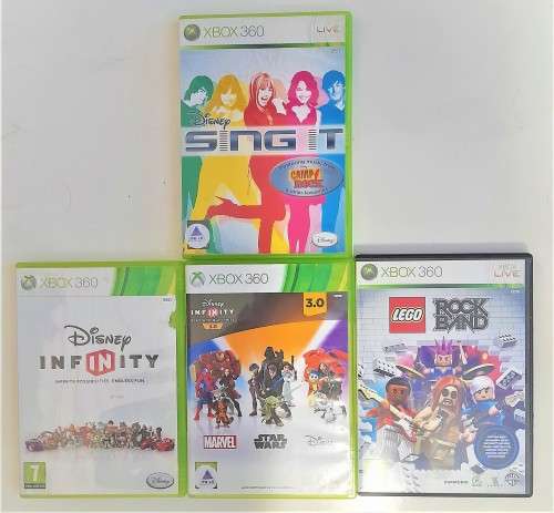 XBOX 360 BUNDLE 4 X ASSORTED GAME COMBO (XBOX 360)   -  Good condition!! - DEAL 915 - HUGE SAVE