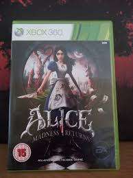 ALICE MADNESS RETURNS  (XBOX 360)  -  Good condition !!!   - SAME DAY SHIPPING