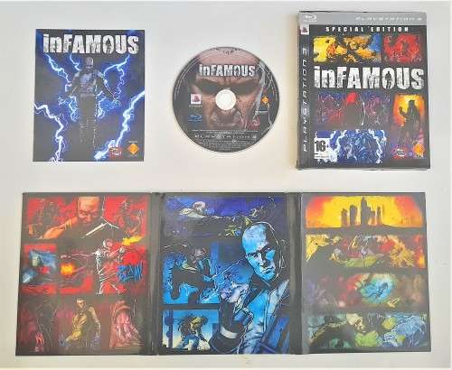 INFAMOUS SPECIAL EDITION    (PS3)  -  Good condition !!!!  -  SAME DAY SHIPPING !!!