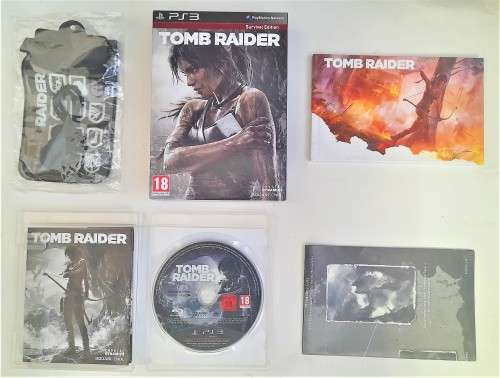 TOMB RAIDER SURVIVAL EDITION  (PS3)  -  Good condition !!!  -   SAME DAY SHIPPING