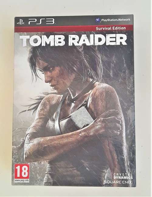 TOMB RAIDER SURVIVAL EDITION  (PS3)  -  Good condition !!!  -   SAME DAY SHIPPING