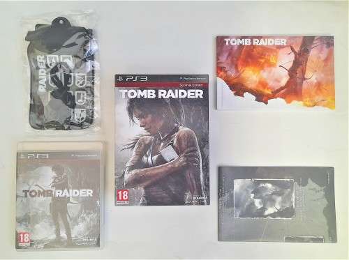 TOMB RAIDER SURVIVAL EDITION  (PS3)  -  Good condition !!!  -   SAME DAY SHIPPING