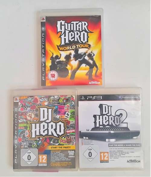 PS3  MIX MUSIC BUNDLE  (PS3)  -  Good condition !!!  -  SAME DAY SHIPPING !!! DEAL 231