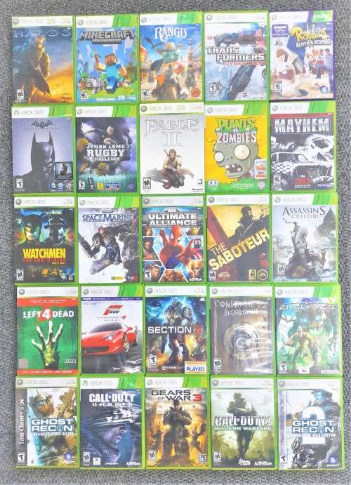 XBOX 360 25 GAME BULK COMBO SALE   -  Good Condition!!!   -  NTSC COMBO - Pls read description