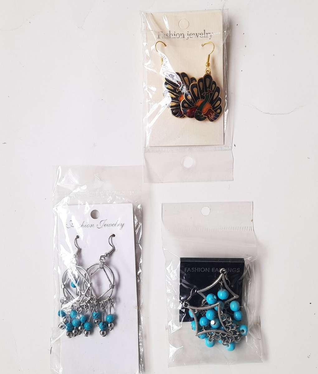 Costume Jewellery : 3 PIECE SET WOMEN EARRINGS -   DEAL 06