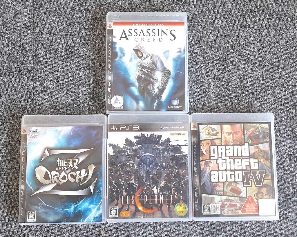PS3 MIX 4 BUNDLE  GAME NTSC   -  Good condition !!!  -  SAME DAY SHIPPING !!! DEAL 776