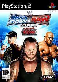WWE SMACKDOWN VS RAW 2008    (PS2)  -  Good condition !!!   -  SAME DAY SHIPPING !!!