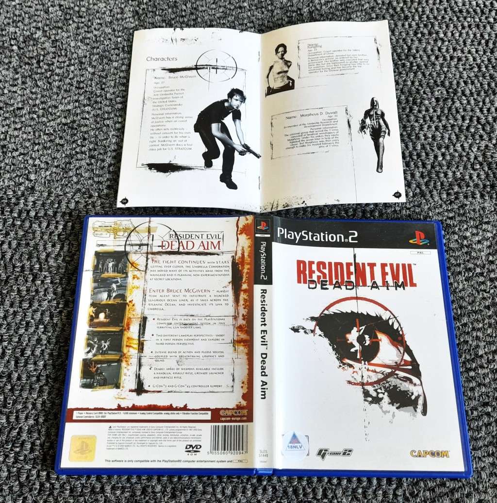 RESIDENT EVIL DEAD AIM    ( PS2 )   -    Good condition !!!   -  SAME DAY SHIPPING  !!!
