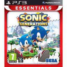 SONIC GENERATIONS ESSENTIALS   (PS3)     -    Good condition!!!  -   SAME DAY SHIPPING !!!!