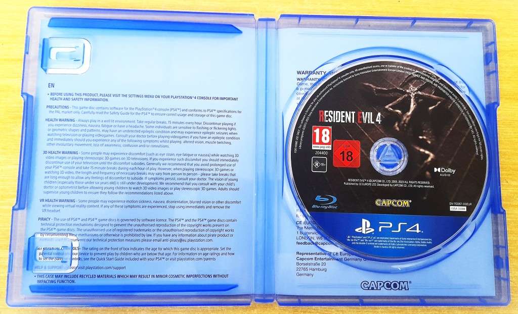 RESIDENT EVIL 4     (PS4)   -   Good condition !!!!   -  SAME DAY SHIPPING !!