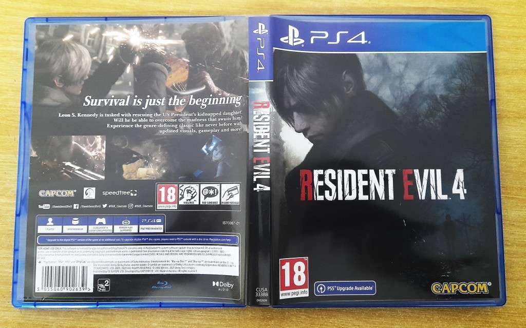 RESIDENT EVIL 4     (PS4)   -   Good condition !!!!   -  SAME DAY SHIPPING !!