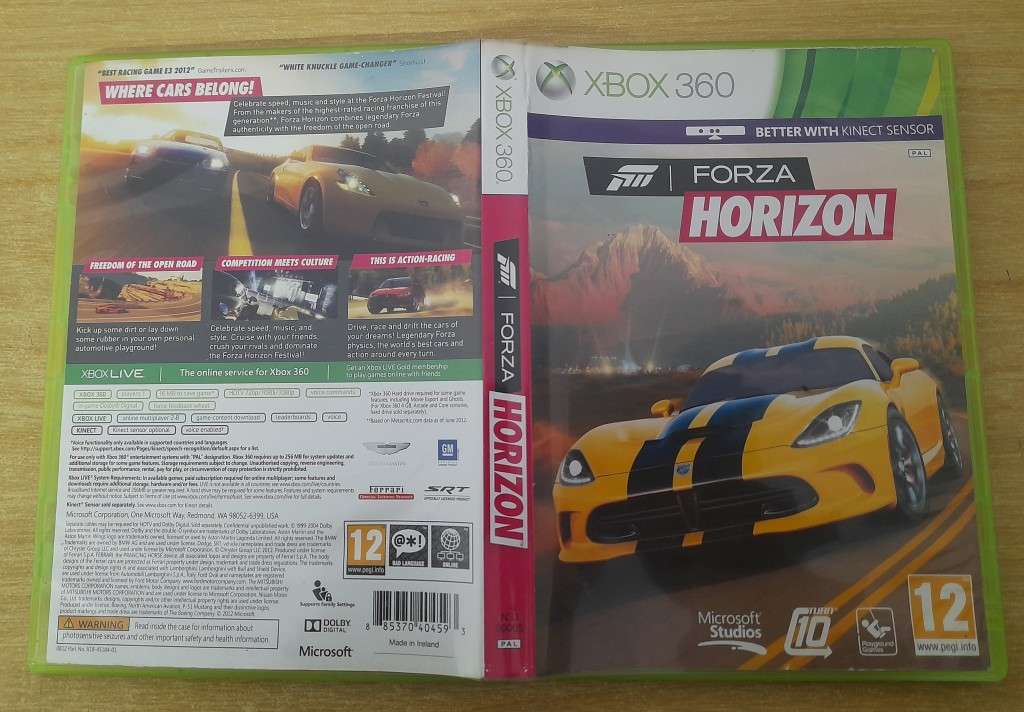 FORZA HORIZON     (  XBOX 360  )   -  Good condition !!!!    -     !!! Please see photos !!!