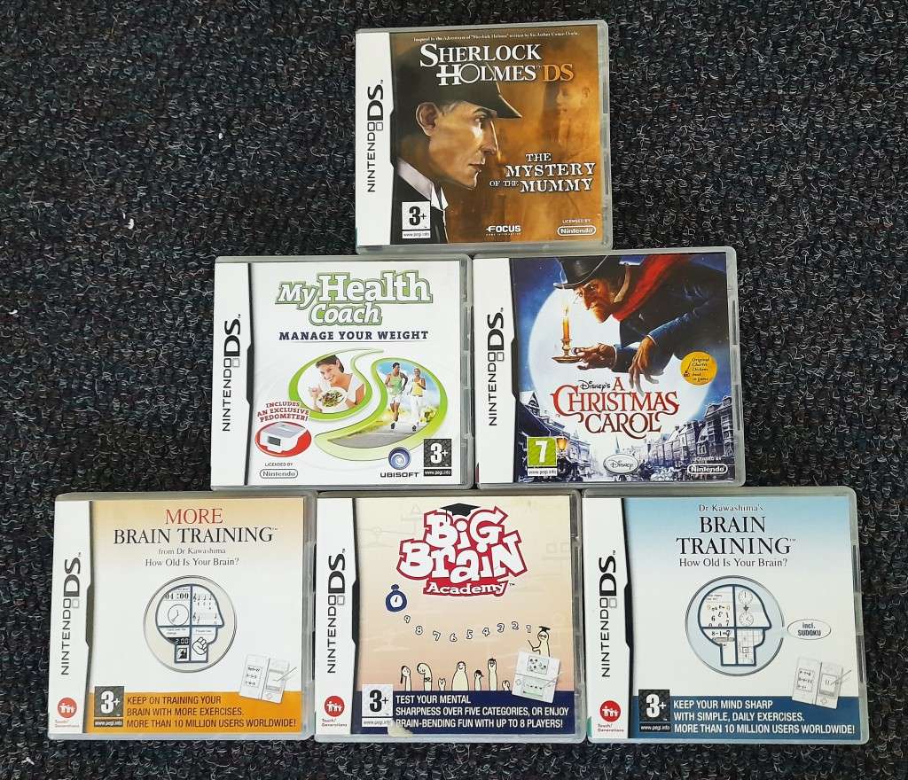 NINTENDO DS  BUNDLE 6 X GAMES    (NINTENDO  DS)   -    Good condition !!!