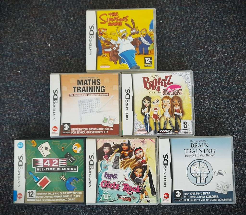 NINTENDO DS MIX COMBO 6 X GAMES    (NINTENDO  DS)   -    Good condition !!!