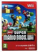 NEW SUPER MARIO BROS   (Wii)  -  Good condition !!  -  (  SAME DAY SHIPPING  ) !!!