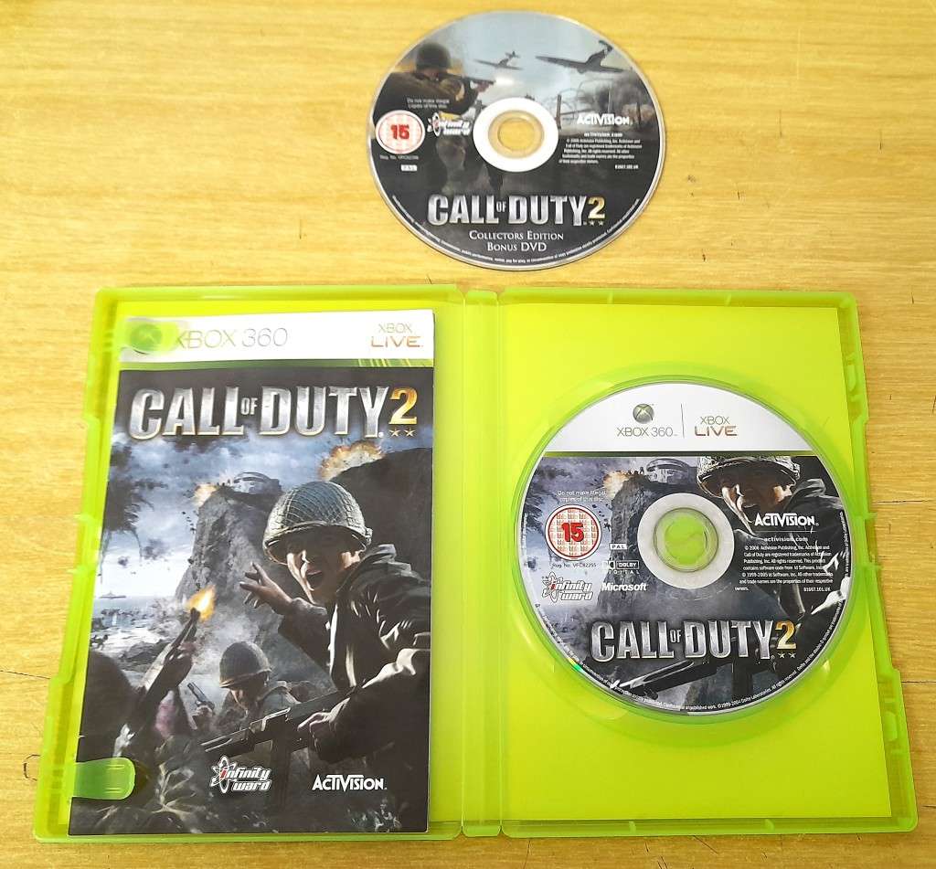 CALL OF DUTY 2 GAME OF THE YEAR EDITION      (Xbox 360)   -     Good condition !!!!