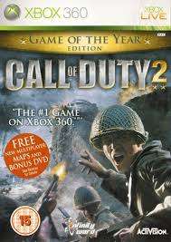 CALL OF DUTY 2 GAME OF THE YEAR EDITION      (Xbox 360)   -     Good condition !!!!