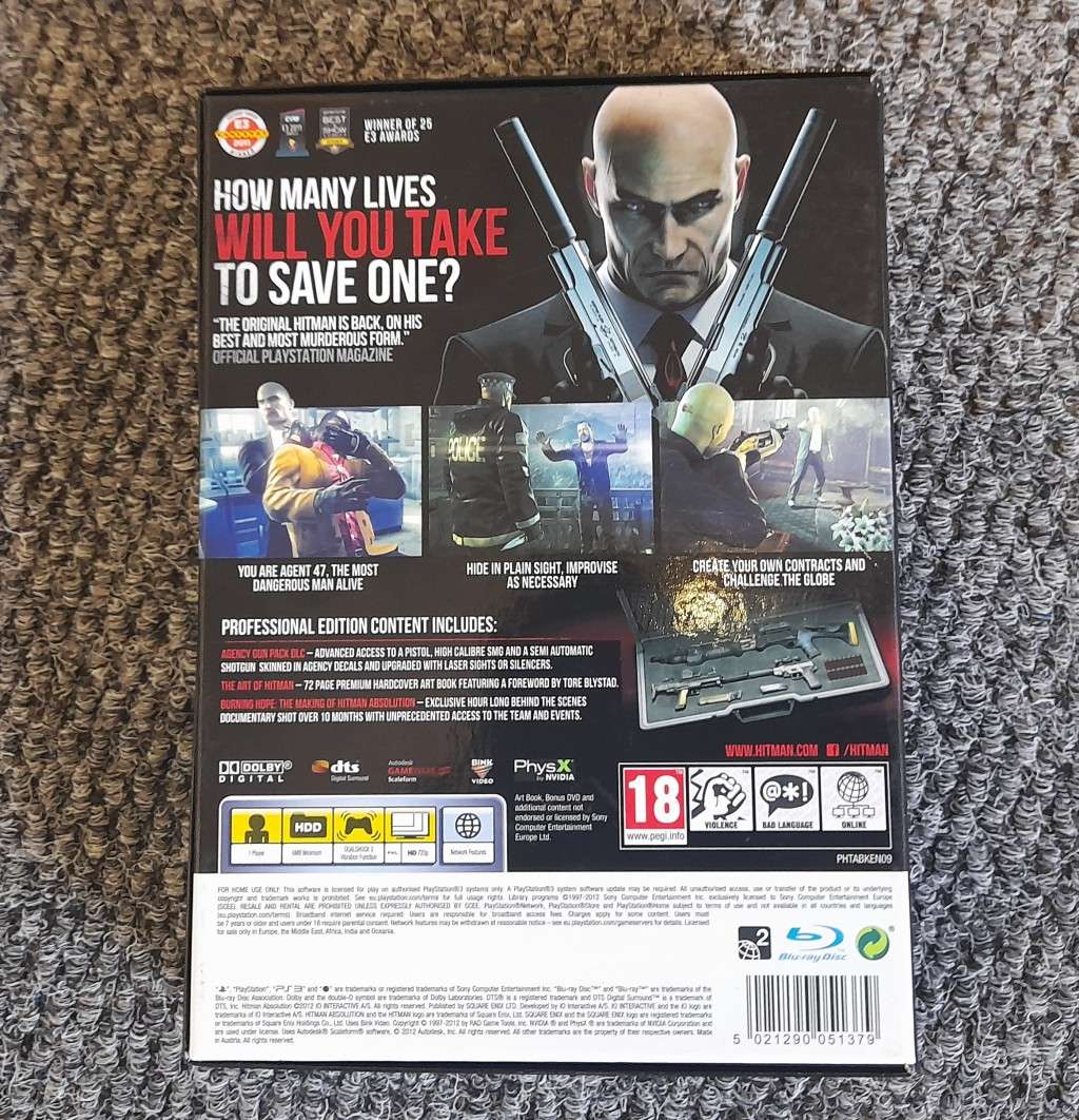 Hitman Absolution Professional Edition for PS3